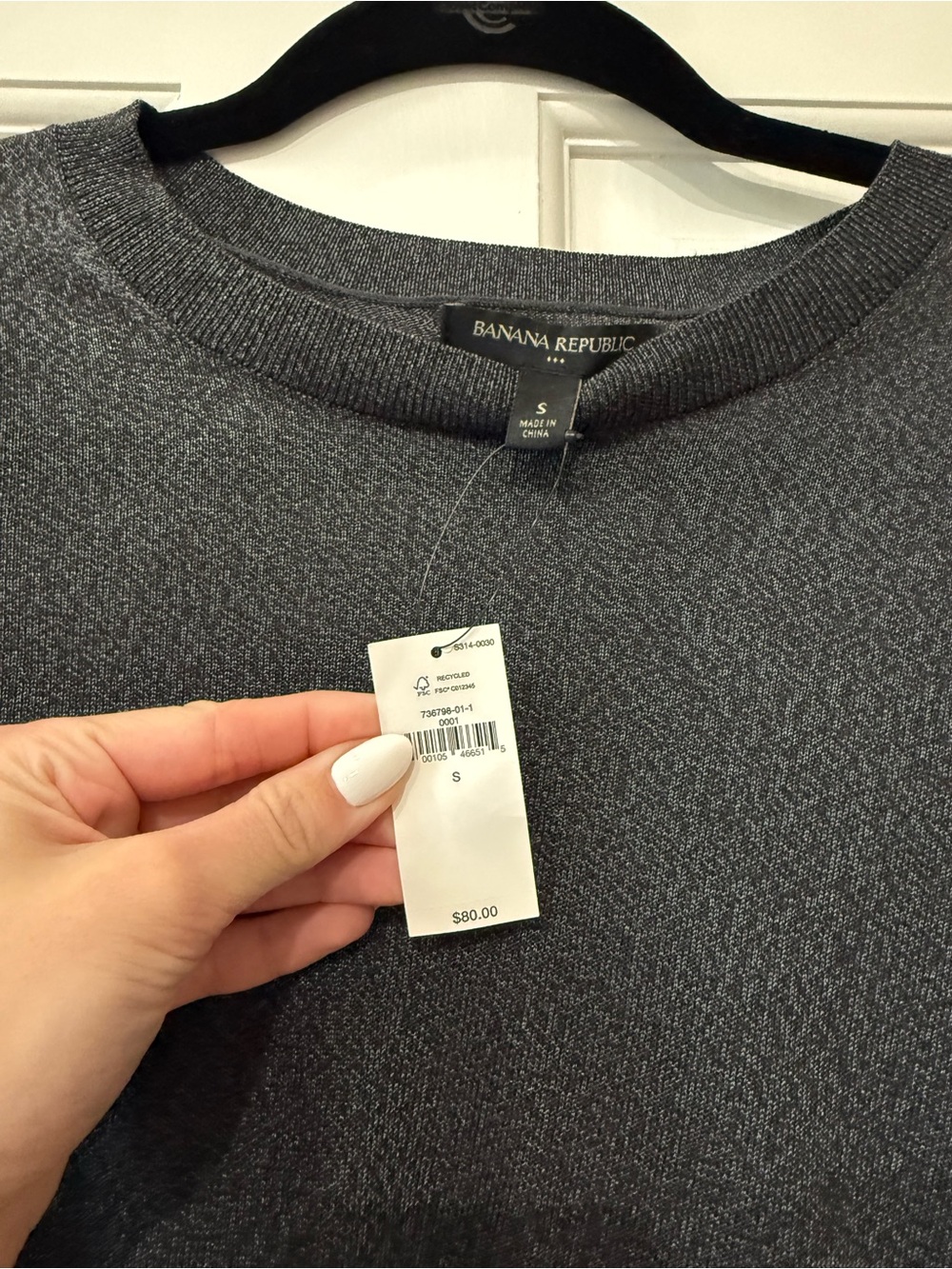 Banana Republic Charcoal Top